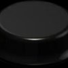 Enclosure feet, cylindrical, PUR, (W x H) 12.7 x 3.56 mm, black, SJ5012