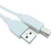 Kabel USB Złącze A USB A Złącze B USB B dł. 4.5m Przewód USB USB 2.0 kolor: Biały