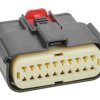 Osłona złącza 20-pinowe Molex 2-rzędowe Żeńskie Jasnoszary 33472 33472-2007 Obudowa złącza