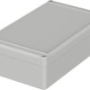 ABS enclosure, (L x W x H) 200 x 120 x 57 mm, light gray (RAL 7035), IP65, 63214400