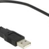 Delock Kabel USB USB 2.0 Złącze męskie USB-A, Złącze żeńskie USB-A 0.25 m czarny styki pozłacane 85462