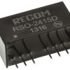 Konwerter DC/DC RSO, Uwe 36V dc, Uwe 18V, Uwy 15V dc, Recom 34 mA 1 W -40 °C 85 °C Otwór przelotowy