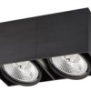 Spot Lampa Natynkowa Box Kolor Czarny Metal, 2Xgu10 (Es111) Ip20 Acgu10-117-N...