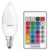 Żarówka LED E14 B35 4,5W = 25W 250lm RGBW 180 OSRAM Star + PILOT