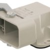 Surface mount housing, size HQ, plastic, PG16, angled, cross bow locking, IP65, 1003110000