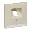 MERTEN D-LIFE Płytka czołowa mechanizmu gniazda RJ45 pojedyncza kremowy MTN291844 SCHNEIDER ELECTRIC
