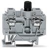 WAGO 282-120 13mm 2-conductor Fuse ¼x1in Terminal Block Grey AWG 24-10