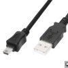 Kabel połączeniowy Digitus USB 2.0, typ A - mini B (5pin), wtyczka / wtyczka, długość 1 m, zgodny z USB 2.0, czarny