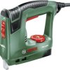 Zszywacz elektryczny Bosch Home and Garden PTK 14 EDT 0603265500, Rodzaj zszywek Typ 53, Długość zszywek 6 - 14 mm, Zawi