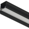 Profil LED wpuszczany, czarny, 1105 Häfele Lighting, 83395727