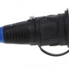 Gniazdo gumowe 16A 2P+Z 230V IP54 czarne 2411-sbw