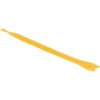 Cable tie, releasable, PA/PP, (L x W) 200 x 12.5 mm, bundle-Ø 60 mm, yellow, -40 to 85 °C, 130-00016, package with 10 pieces