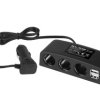 Rozgałęziacz gniazda zapalniczki x3 + 2xUSB