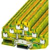 Phoenix Contact 3210525 Push-In Three-level ProtectiveTerminal Green-Yellow
