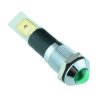 Green LED 12mm Metal Panel Indicator 12V