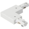Łącznik L do szyny MEVA PRO L Connector White, biały EDO777515 EDO