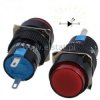 Kontrolka LAS1-AY-D/R, 12V AC/DC czerwona 16mm
