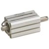 Pneumatyczny cylinder kompaktowy SMC Ø 16 mm Dwustronne działanie Action 25 mm CQS Zderzak gumowy CQSWB16-25D