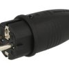 Wtyk; zasilające AC; CEE 7/6 sieciowy z/u; 100000039; proste; na przewód; 16A; 250V; śrubowy; ABL; RoHS; IP44