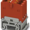 Distribution block, push-in connection, 0.14-2.5 mm², 6 pole, 17.5 A, 6 kV, red, 3002928