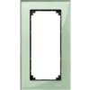 MERTEN M-ELEGANCE szkło ramka 2 podwójna bez poprzeczki szmaragdowy MTN404804 SCHNEIDER ELECTRIC