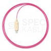 Pigtail światłowodowy MM SC/UPC OM4 bezhalogenowy LSOH magenta 2m NEKU