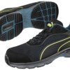 PUMA Fuse Knit Black WNS Low 643930264000039 ESD Obuwie ochronne S1P Rozmiar buta (EU): 39 czarny, zielony 1 par(a)
