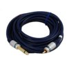 Przewód wtyk jack 6,3mm mono - wtyk cinch 3m MK78 Vitalco