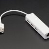 USB 2.0 and Ethernet Hub - 3 USB Ports and 1 Ethernet