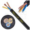 Kabel warsztatowy OWY / H05VV-F 3x1,5mm2 czarny 300/500V giętki linka Mercor