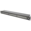 Digitus DN-91624S-EA-B Patch panel 24 ports 483 mm 19 in 1 U CAT 6A