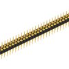 Pin header, 72 pole, pitch 2.54 mm, straight, black, 10041570