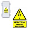 Tablica Samoprzylepna Nie Dotykać Urządzenie Elektryczne 105x148mm 1szt