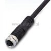 Kabel ze złączem prostem żeńskiem; M8, 4P; L= 5m