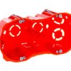 Puszka podtynkowa 2x60mm regips głęboka z wkrętami czerwona PK-2x60 0286-00