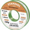 Cyna lutownicza bezołowiowa Stannol Kristall 611 Fairtin bezołowiowa Sn96,5Ag3Cu0,5 REM1 100 g 1 mm