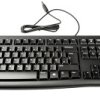 Klawiatura przewodowa, kolor: Czarny, USB, QWERTY (Wielka Brytania), Logitech