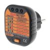 Tester wtyczkowy 2P+Z do gniazdka PM6860DR