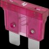 Automotive flat fuse, 4 A, 32 V, pink, (L x W x H) 19.2 x 5.2 x 19.2 mm, F1504