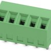 PCB terminal, 5 pole, pitch 3.5 mm, AWG 26-16, 10 A, screw connection, green, 1751125