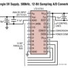 12-Bit, 500ksps Sampling A/D Converter with Shutdown