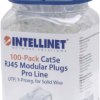 Intellinet 790512 Złącze męskie RJ45 Kabel, CAT 3, CAT 4, CAT 5, CAT 5e, piny:8P8C, 100 szt.