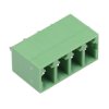4-Way 3.81mm Vertical PCB Header Closed Ends 8A 300V