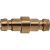 Connecting piece, L 34 mm, 15 bar, brass, for temperature controlled couplings, 107951