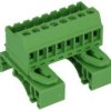 Złączka; na szynę DIN; rozłączna r=5,08mm; 2EHDRD-08P; zielony; śrubowy; 0,5÷2,5mm2; 12A; 300V; 8 torów; Dinkle; RoHS