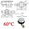 Wyłącznik termiczny 60°C bimetalowy NO 6A