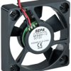 DC axial fan, 12 V, 40 x 40 x 10 mm, 13.3 m³/h, 33 dB, ball bearing, SEPA MFB40H12HA