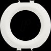 WDE011403 Middle frame, white, round, Renova, retro-design