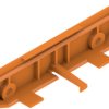 End plate, PA, (W x H x D) 27.2 x 108.2 x 23.8 mm, orange, 1185060000
