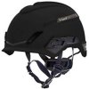 Kask ochronny MSA Safety Czarny Wysokowydajny polietylen W zestawie pasek pod brodę Wentylowany